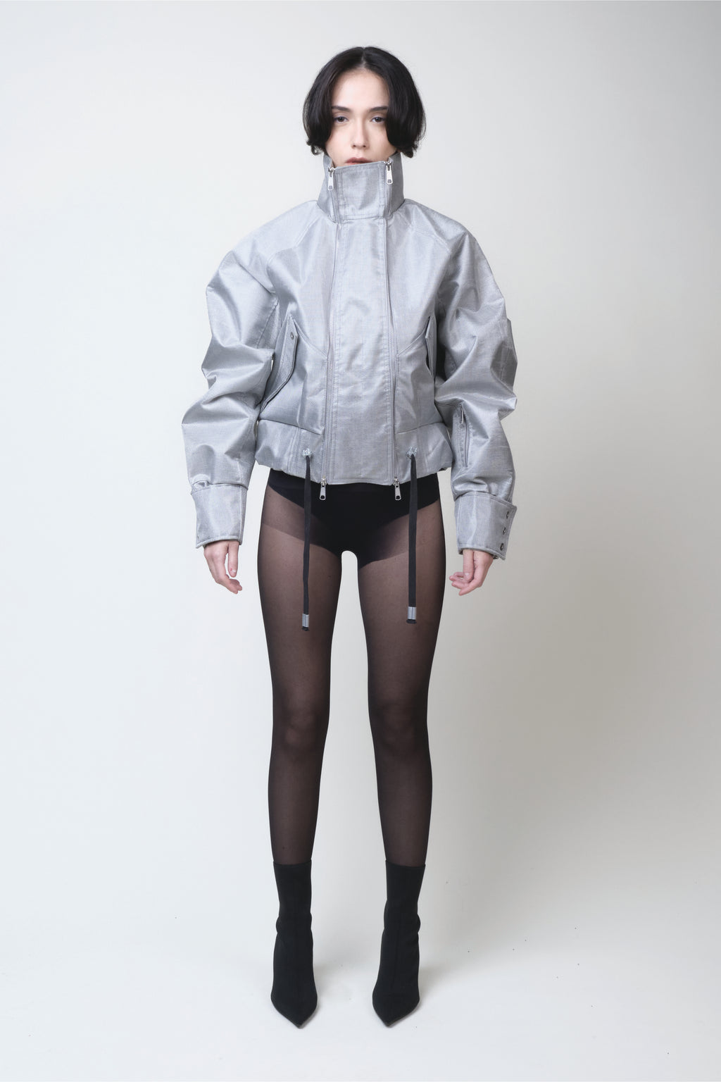 STEEL DOUBLE ZIPPER BOMBER 1/1