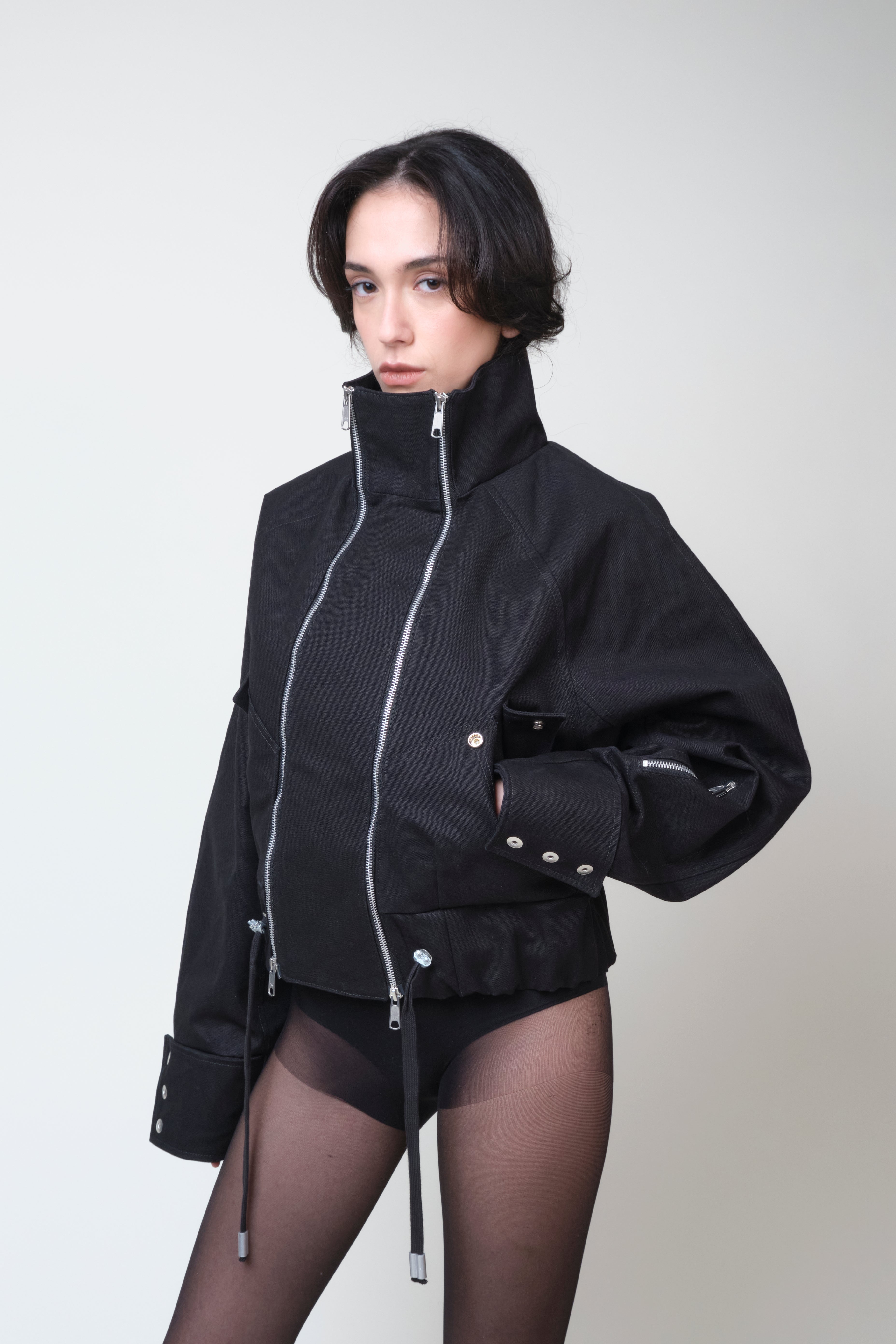 DOUBLE ZIPPER BOMBER