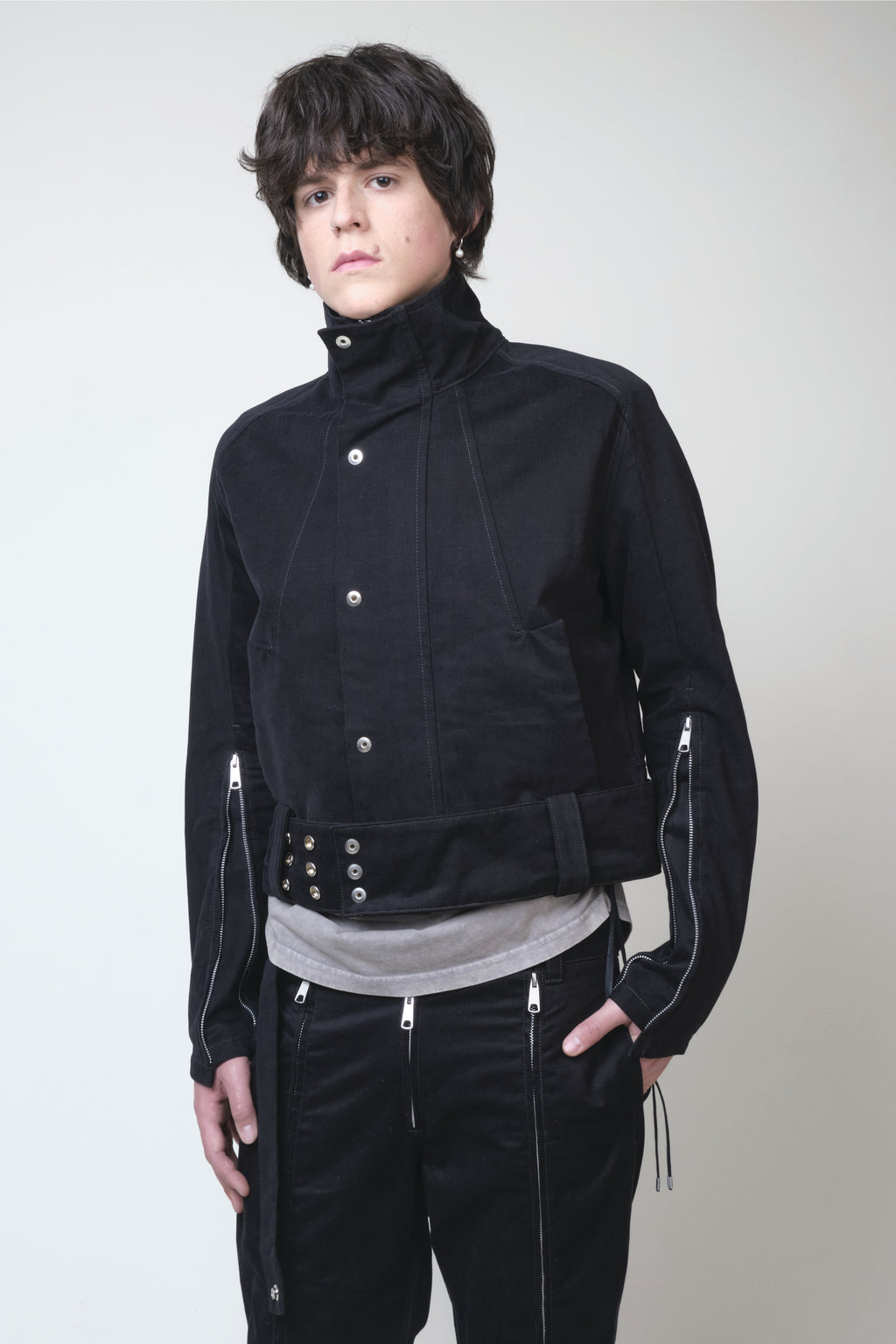 CROP JACKET COTTON