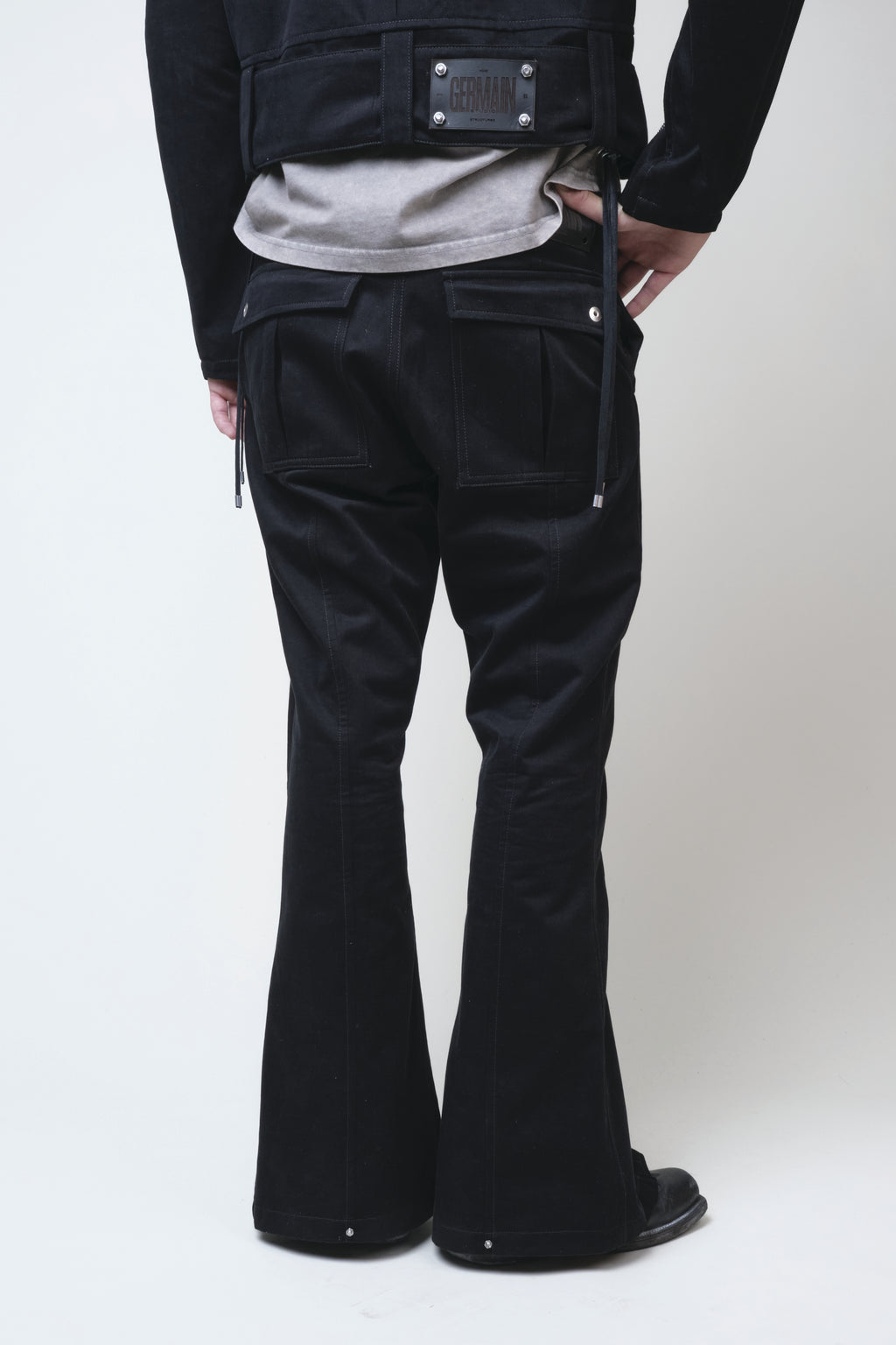 FULL ZIPPER BOOTCUT COTTON