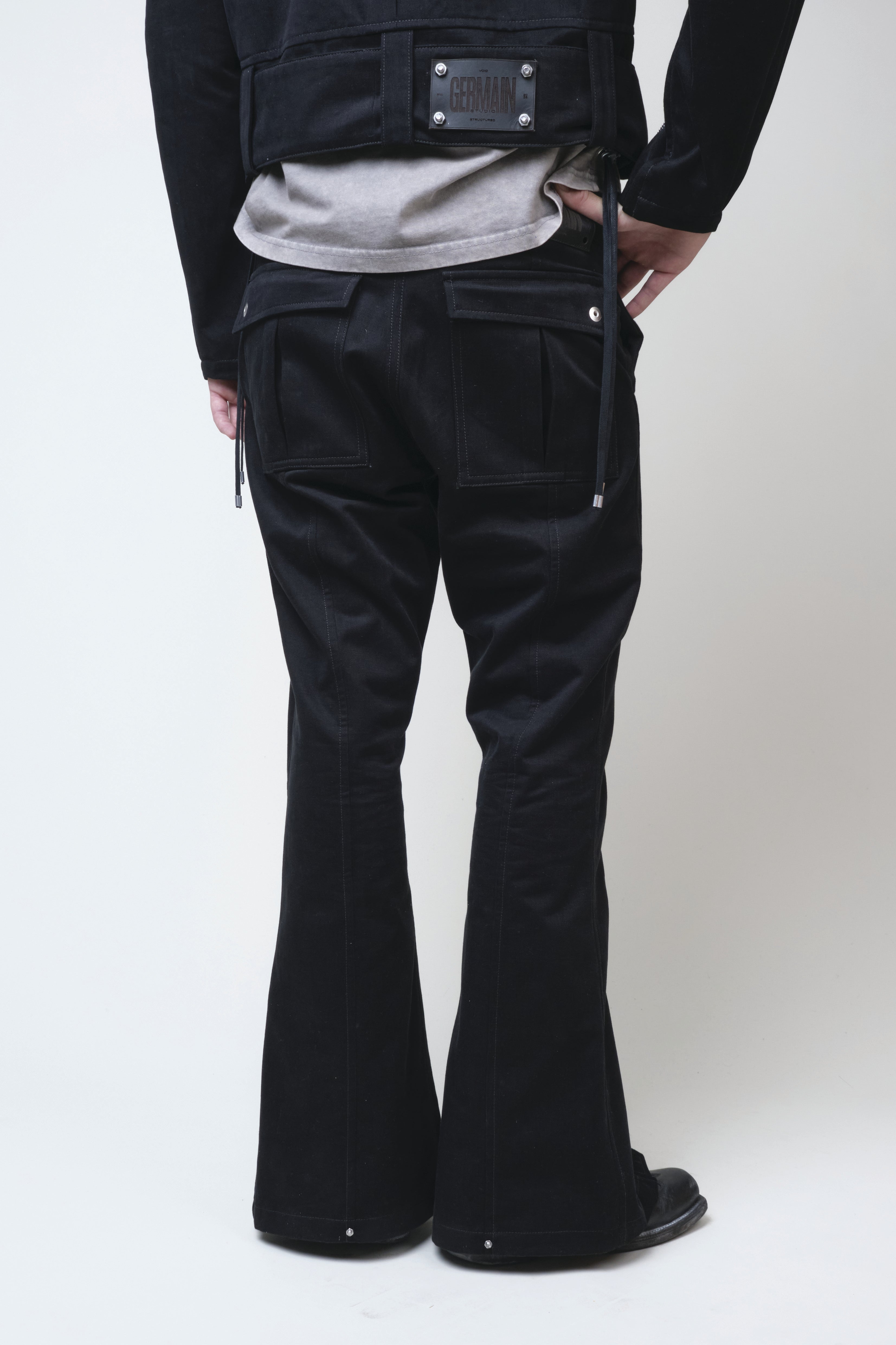 FULL ZIPPER BOOTCUT COTTON