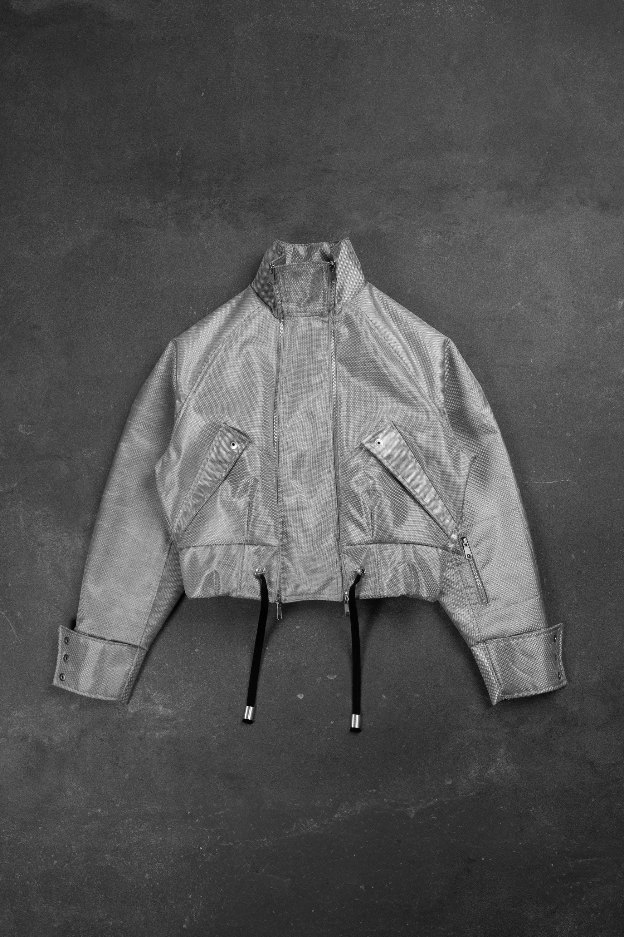 STEEL DOUBLE ZIPPER BOMBER 1/1