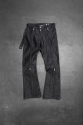 FULL ZIPPER BOOTCUT WASHED DENIM