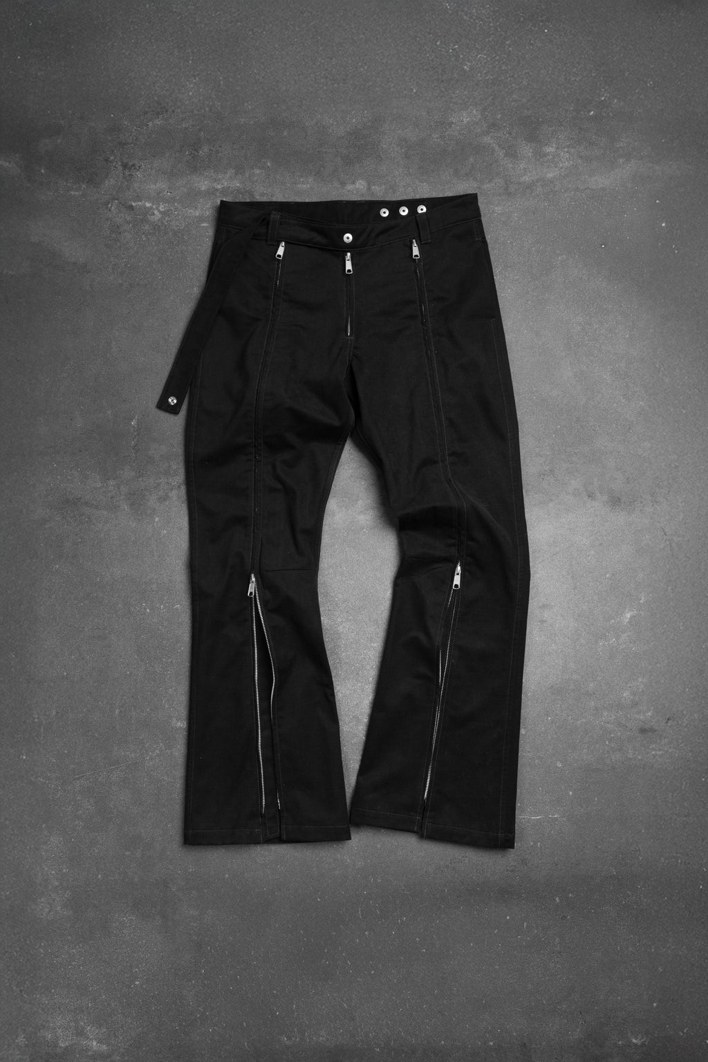 FULL ZIPPER BOOTCUT COTTON
