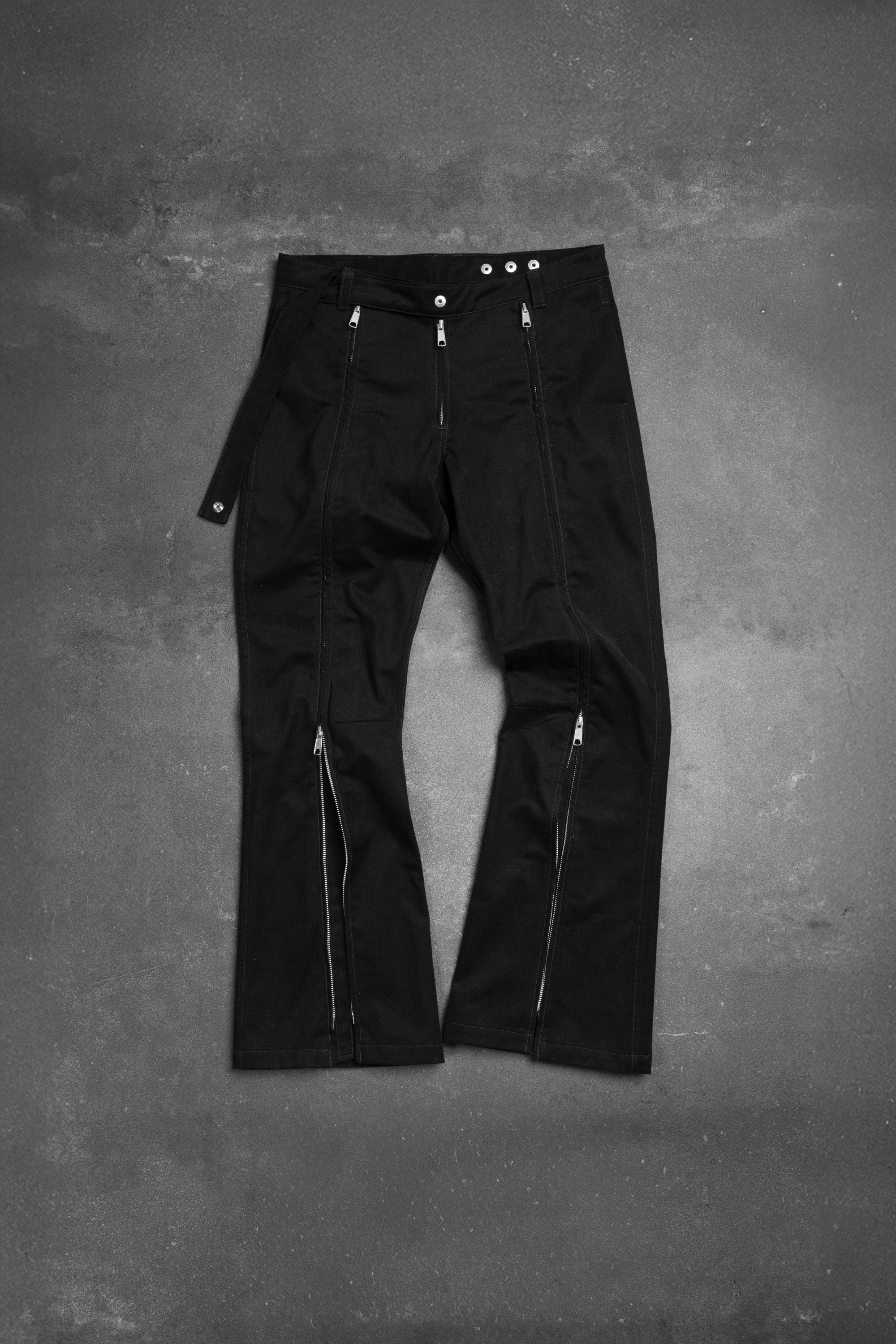 FULL ZIPPER BOOTCUT COTTON