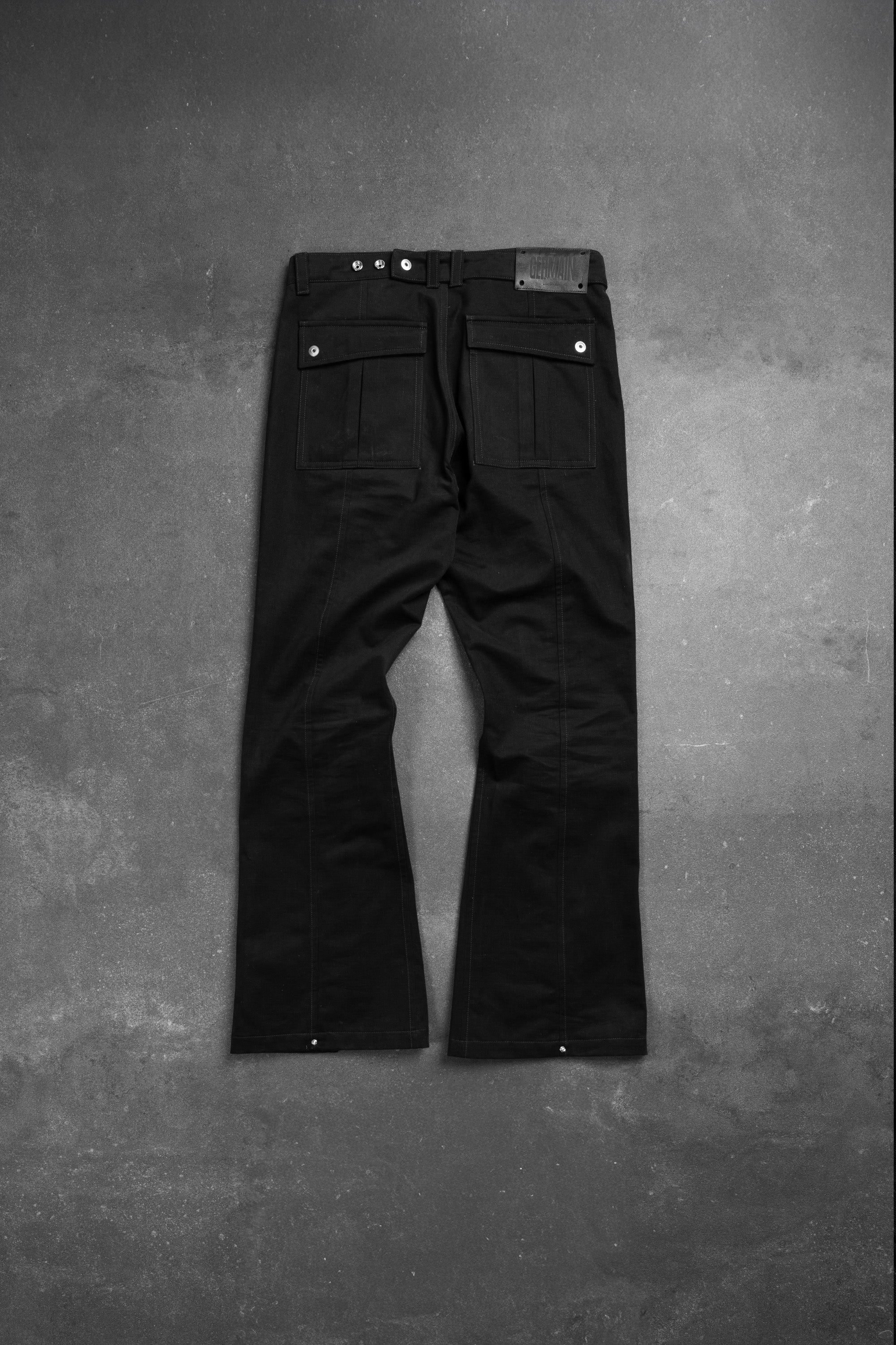FULL ZIPPER BOOTCUT COTTON