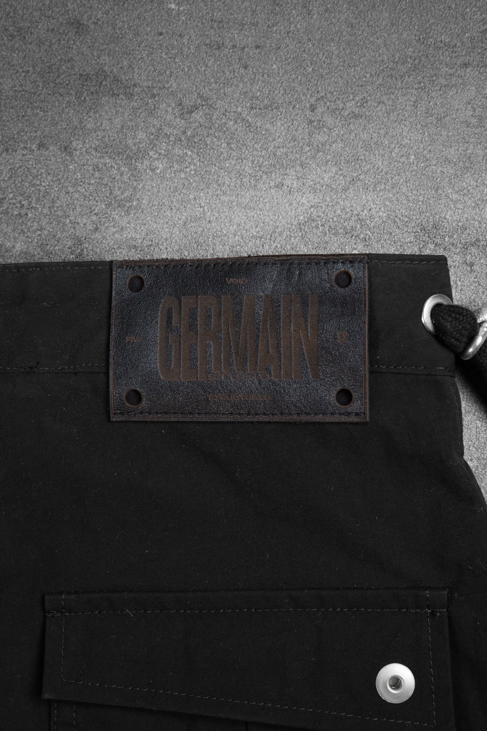 BANANA CARGO PANT BLACK COTTON