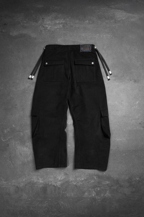 BANANA CARGO PANT BLACK COTTON