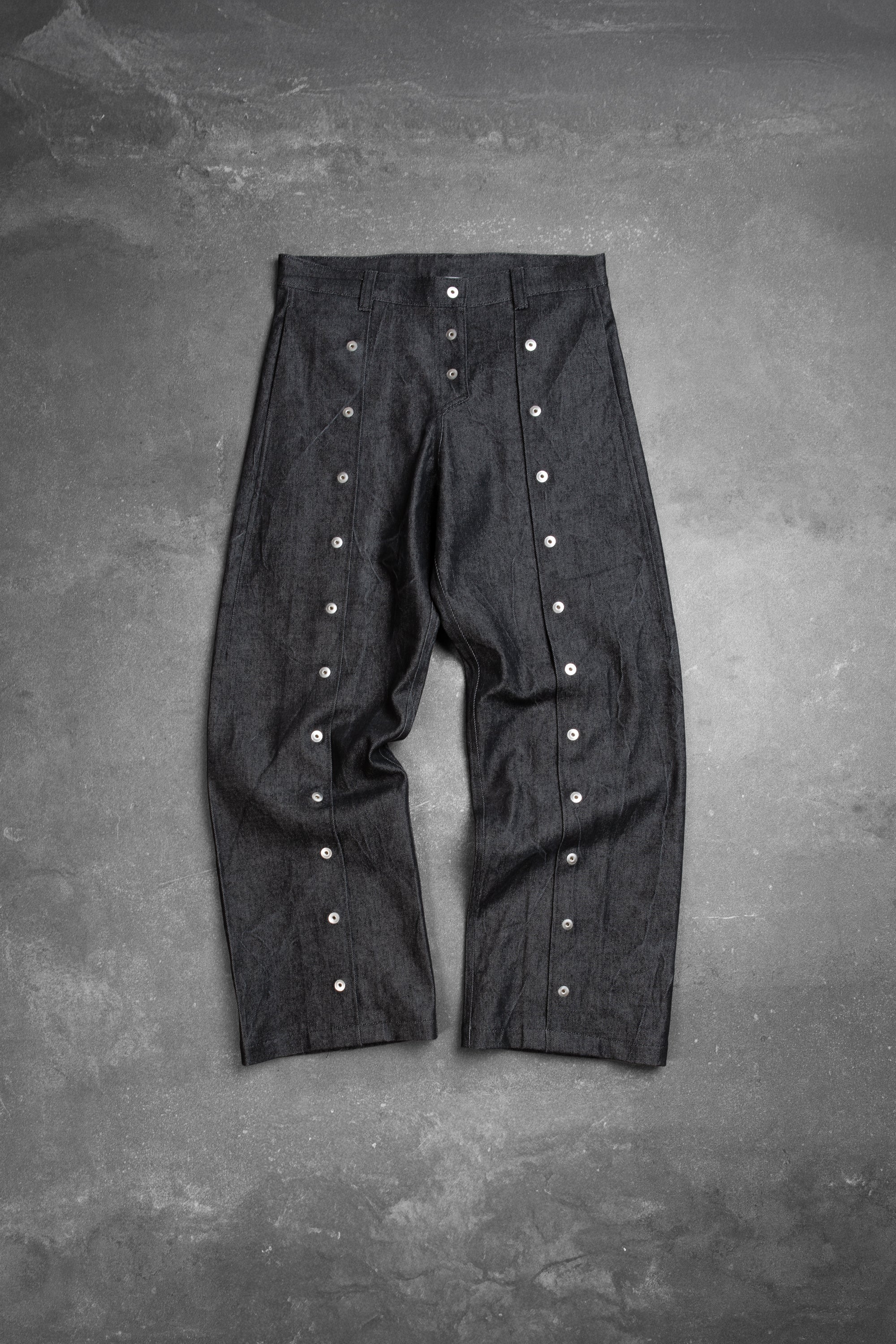 PARACHUTE PANT WASHED DENIM