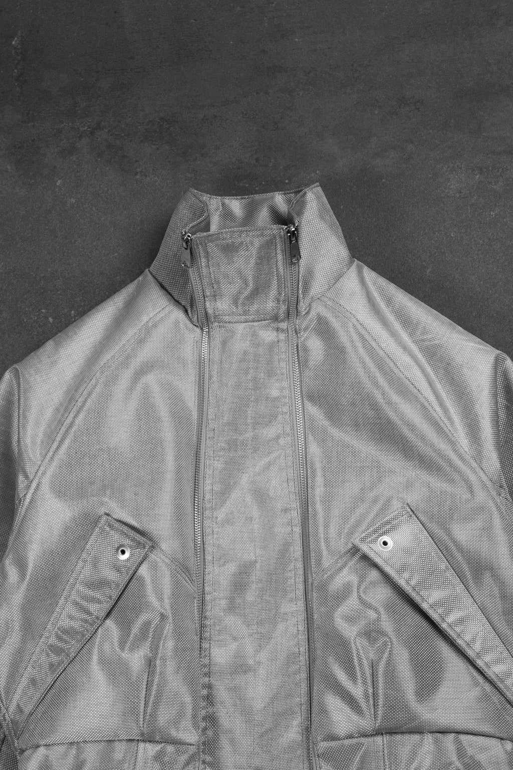 STEEL DOUBLE ZIPPER BOMBER 1/1