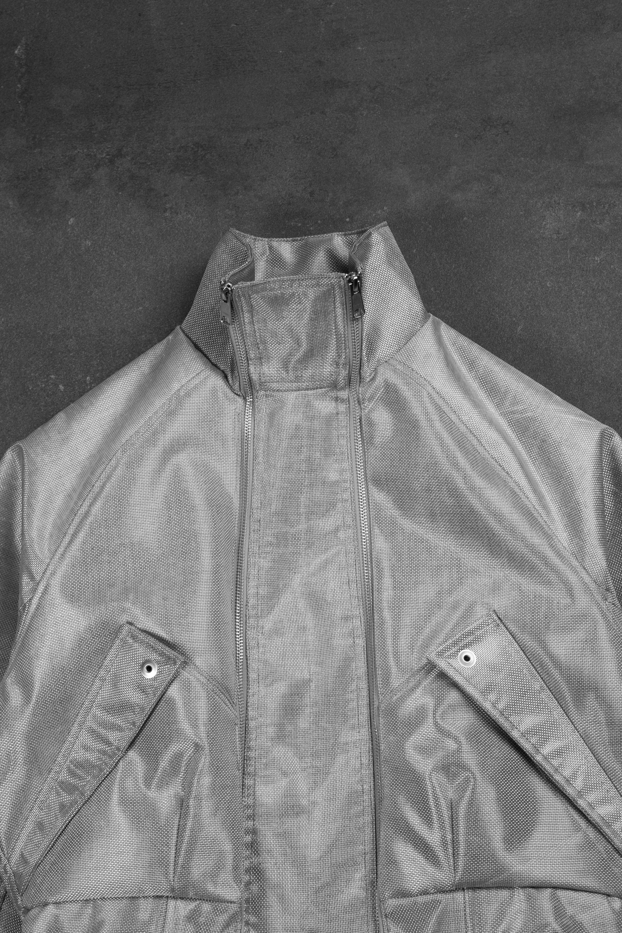 STEEL DOUBLE ZIPPER BOMBER 1/1