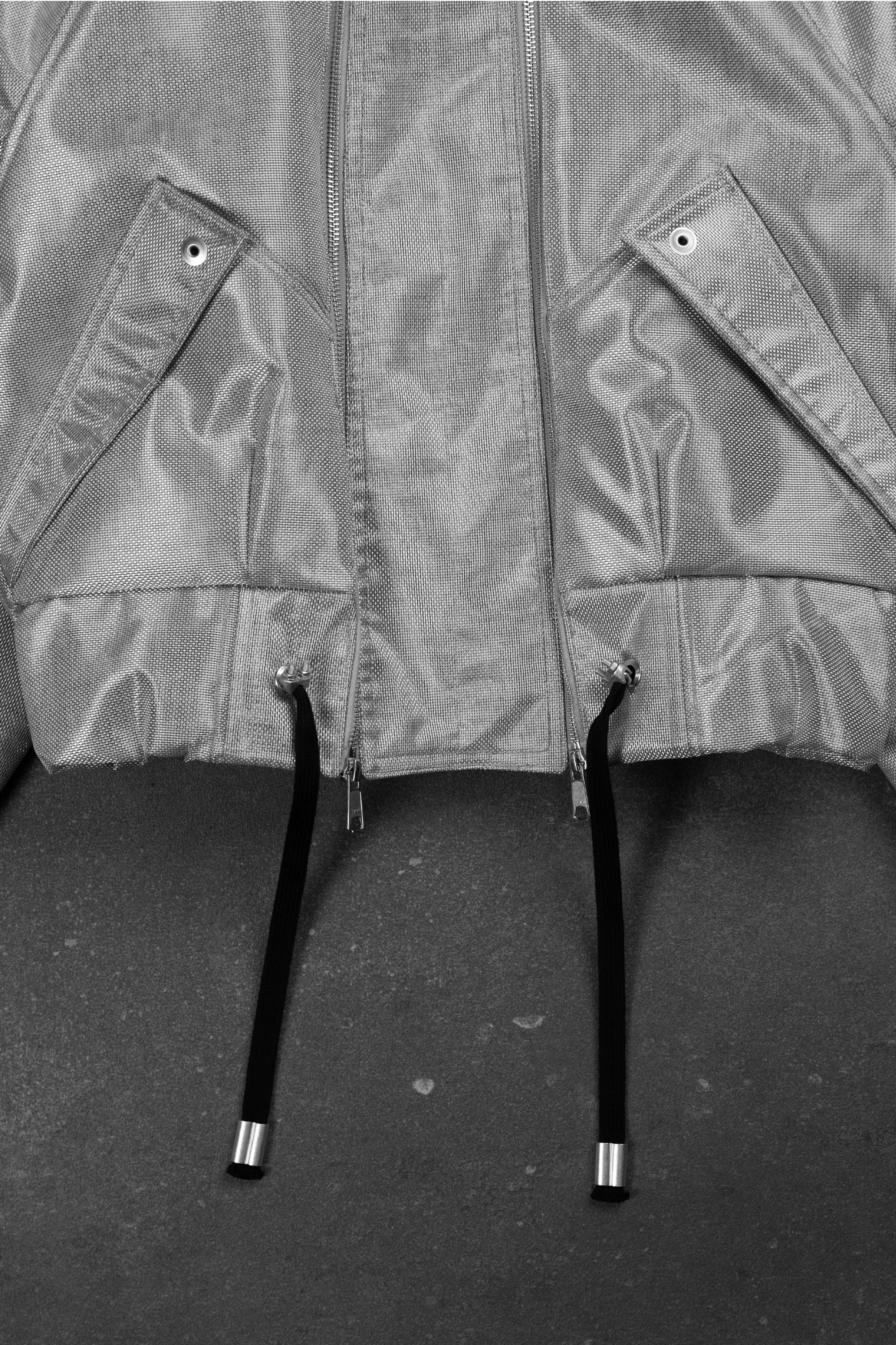 STEEL DOUBLE ZIPPER BOMBER 1/1