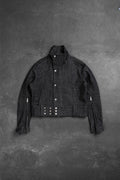 CROP JACKET WASHED DENIM