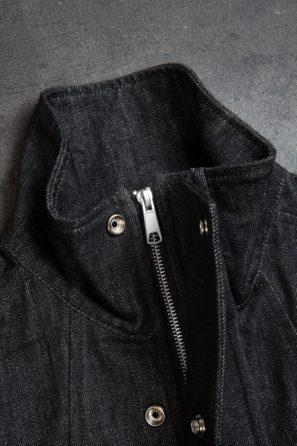 CROP JACKET WASHED DENIM