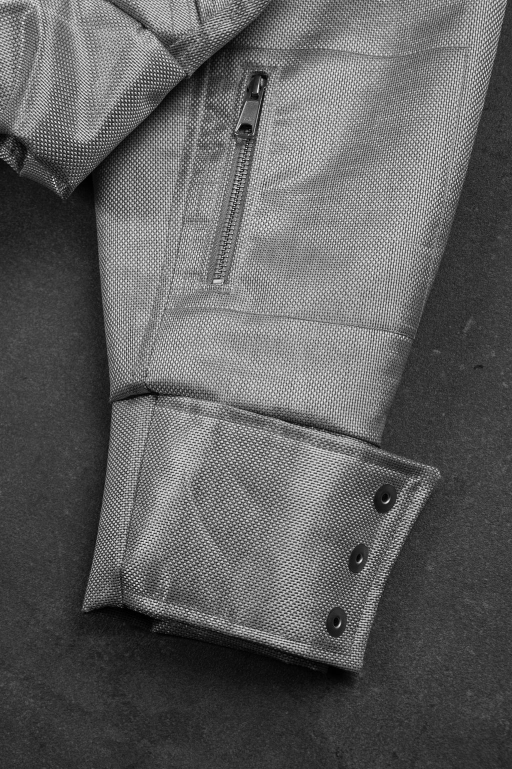 STEEL DOUBLE ZIPPER BOMBER 1/1