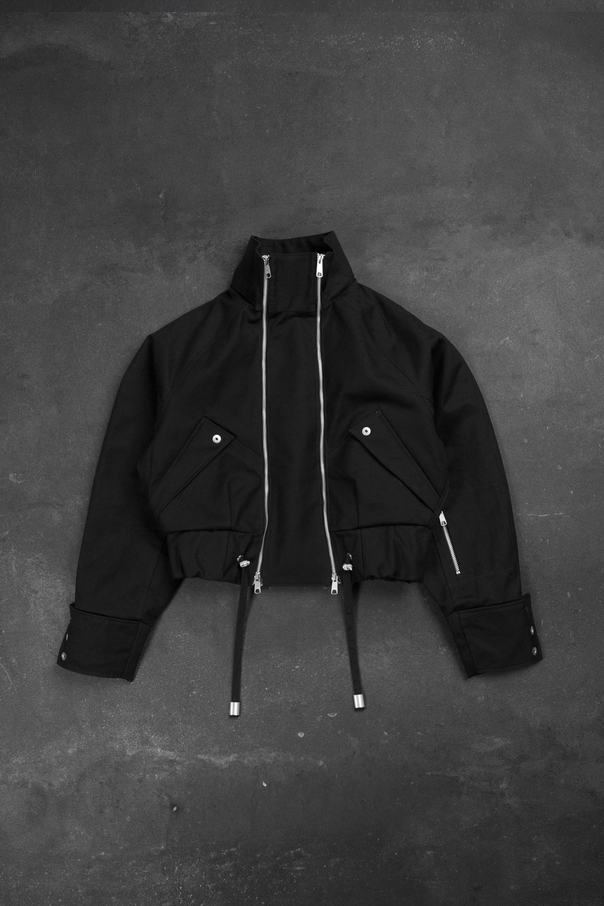 DOUBLE ZIPPER BOMBER