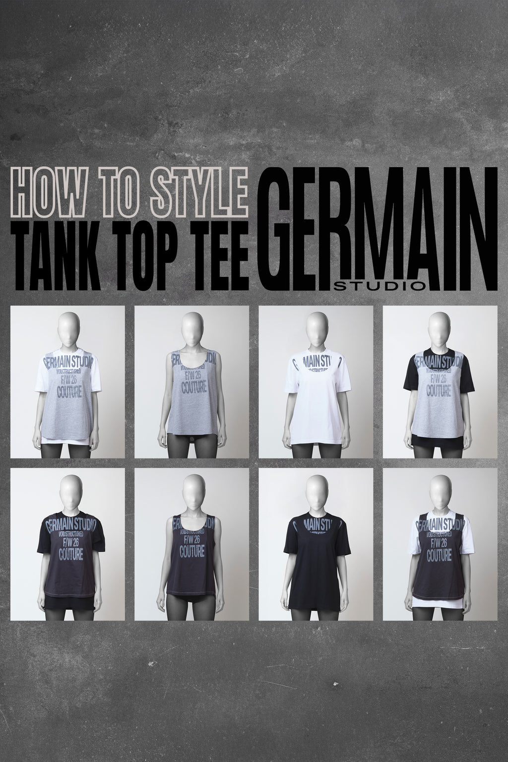 PACK DOUBLE TANK TOP TEE