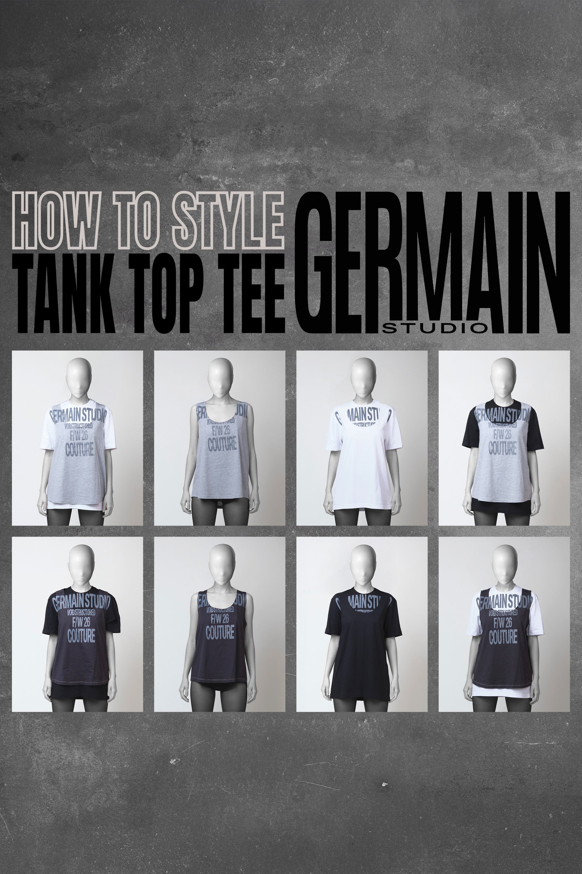 PACK DOUBLE TANK TOP TEE