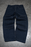 DOUBLE KNEE CARPENTER RAW DENIM