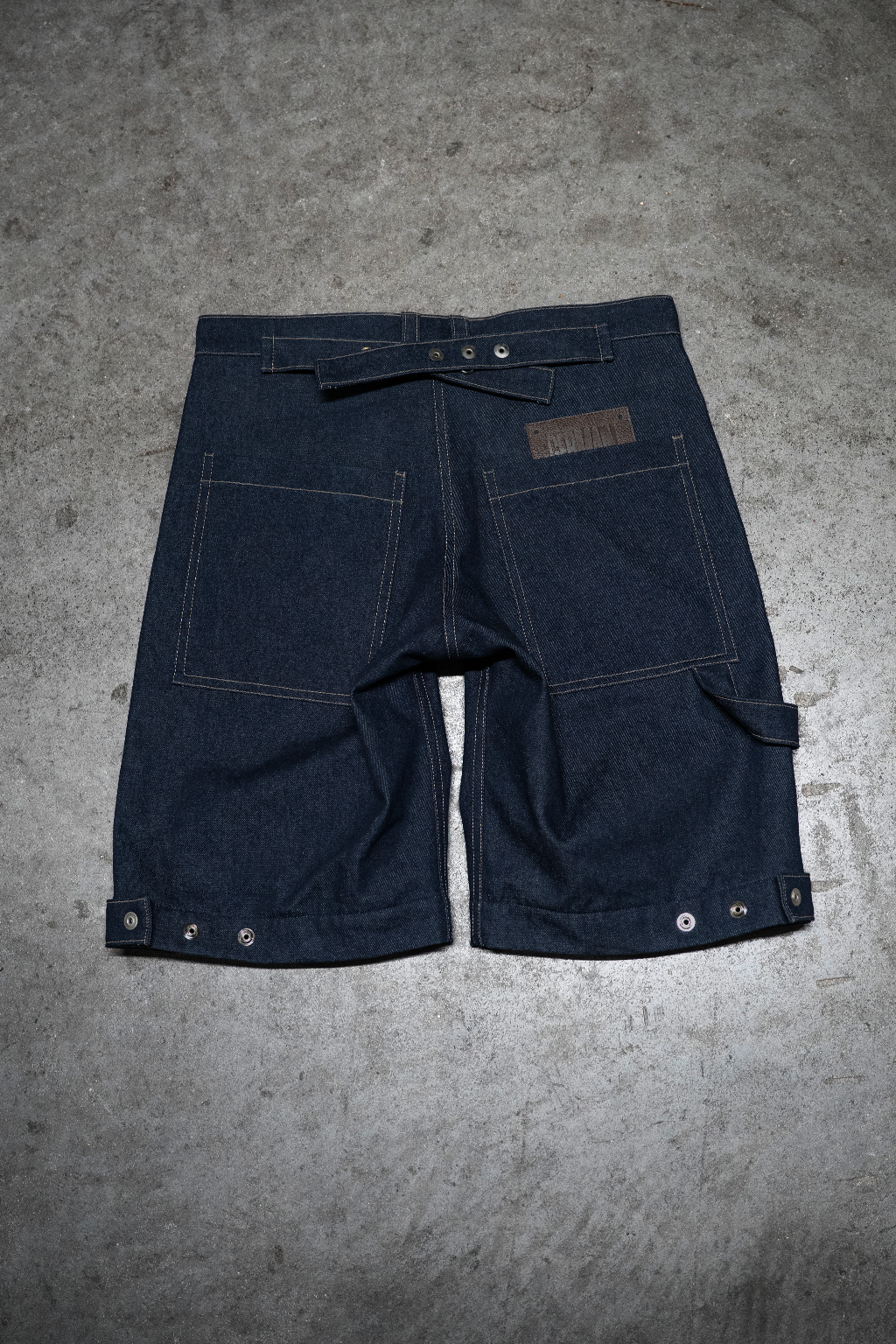 CARPENTER SHORT RAW DENIM
