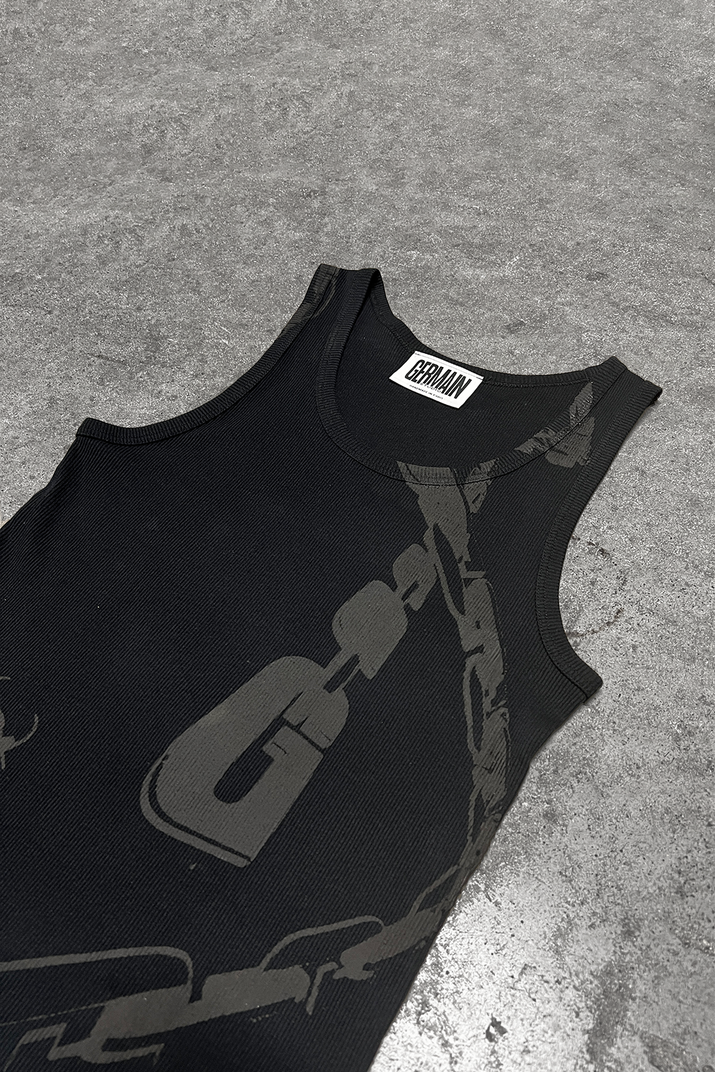 TANK TOP G CHAINS DARK