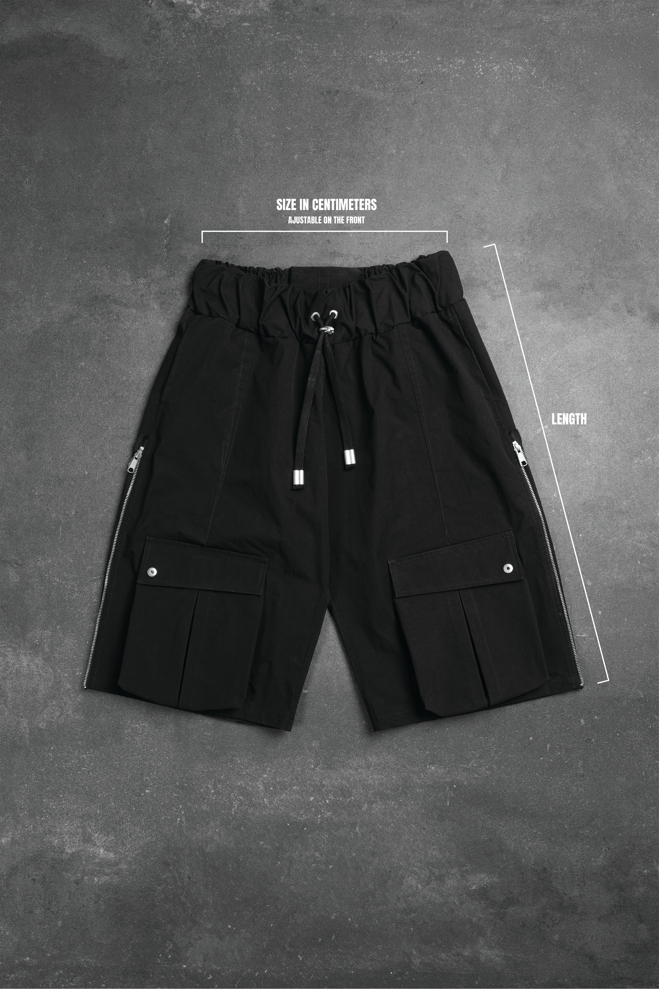CARGO BOXING SHORT BRUSHED POLYESTER
