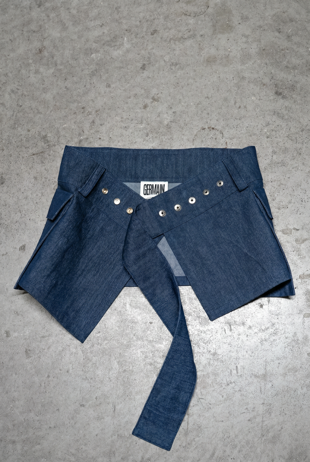 MINI SKIRT RAW DENIM
