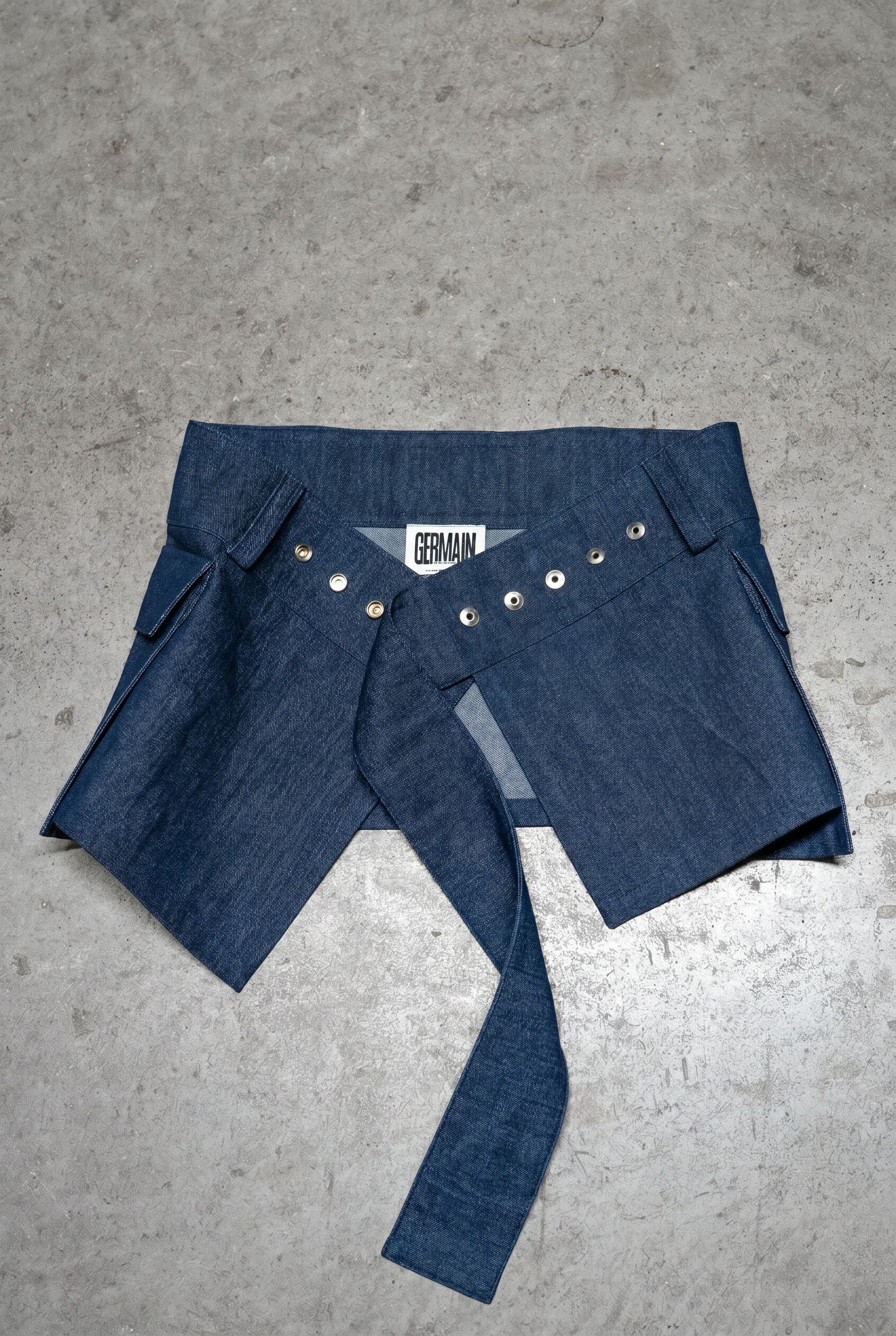 MINI SKIRT RAW DENIM
