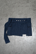 MINI SKIRT RAW DENIM
