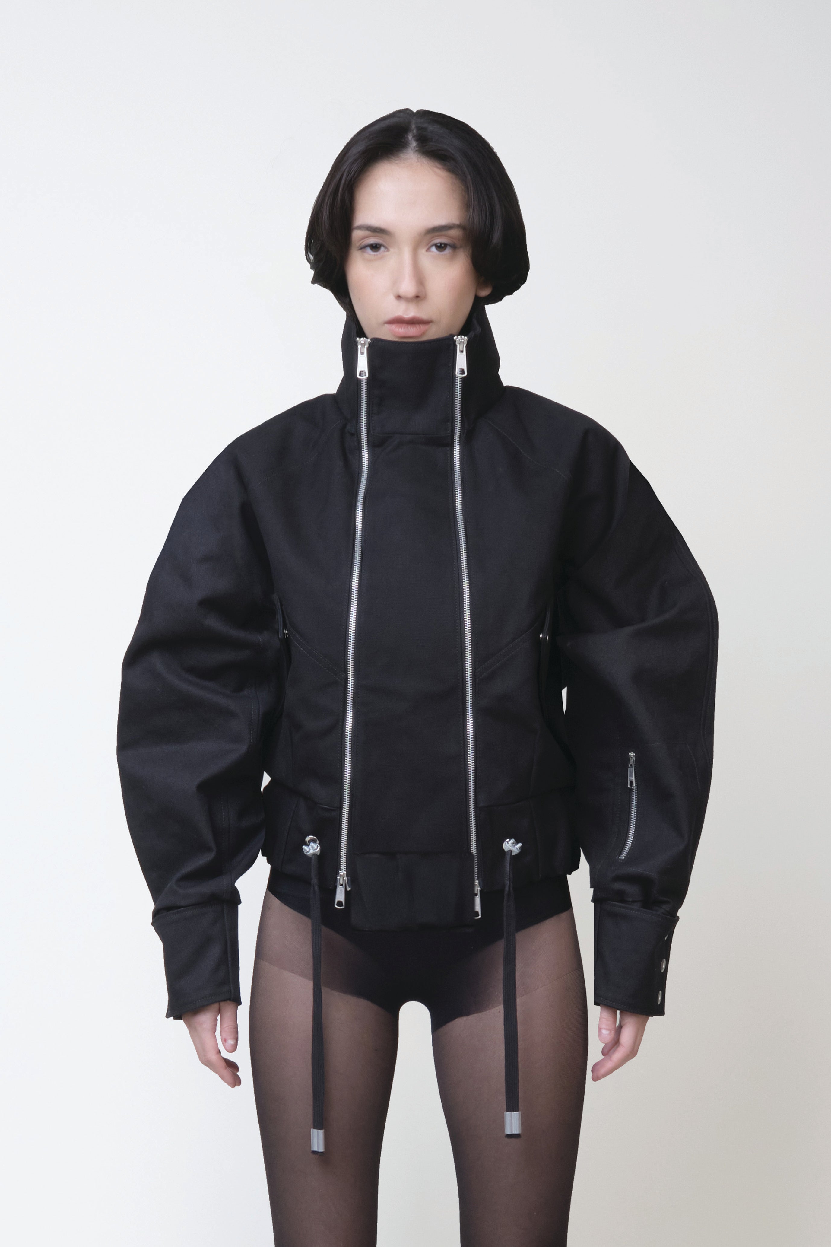 DOUBLE ZIPPER BOMBER